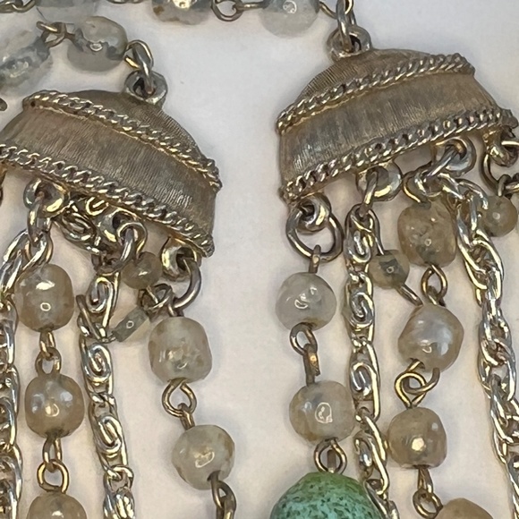 Vintage Signed ART Parure Set Necklace Bracelet Earrings - Picture 7 of 16